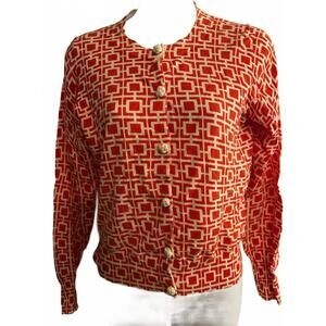 Banana Republic Geometric Print Cardigan M